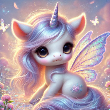 Glitzerflöckchen – Das Feen-Einhorn der Frühlingswiese